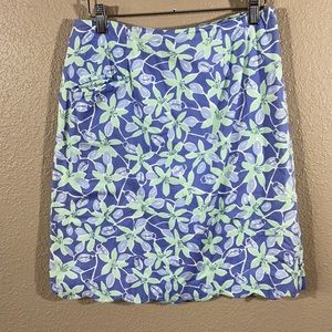 Lilly Pulitzer Scalloped Hem Mini Skirt Sz 6
